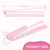 Mahjong Racks with Pushers 4PCS Set Majiang Tile Holder Acrylic