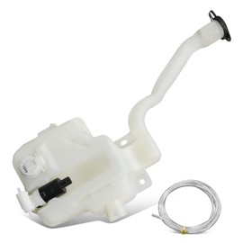 DNA Motoring OEM-WT-FO1288137 Factory Style Windshield Washer Fluid Reservoir Assembly Compatible with 09-12 Flex / 08-09 Taurus X / 10-12 MKT