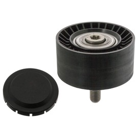 febi bilstein 47597 Idler Pulley for auxiliary belt, with screw, pack of one