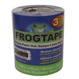 3‐Rolls of 1.88" x 60 yds Shurtape 104957 FrogTape Blue Pro Grade Painter's Tape