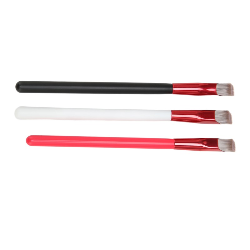 3PCS Brow Concealer Contour Brush Gray Hair Red White Black