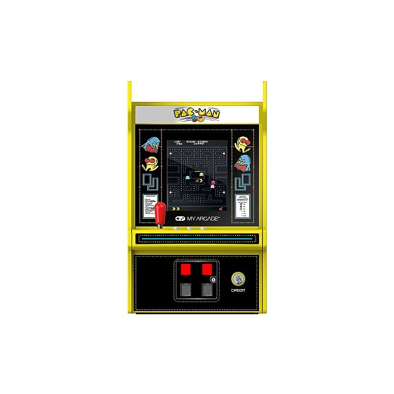 My Arcade Pac-Man Micro Player Pro: 6.75" Handheld Retro Games,
