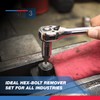 NEIKO 04204A Hex-Head Multispline Screw and Bolt Extractor Set, Easy-Out