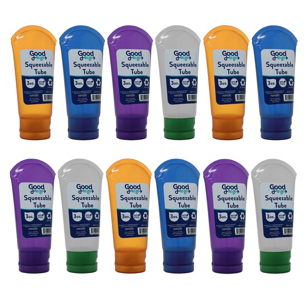 Good to Go by Handy Solutions Squeezable Reusable Tubes for