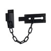 XFORT Matt Black Locking Door Chain, Front Door Security Chain