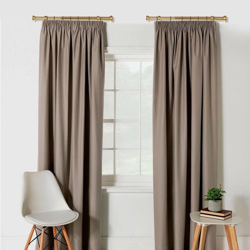 2 Pack Telescoping Curtain Rods, Side Curtain Rods 1Inch Diameter
