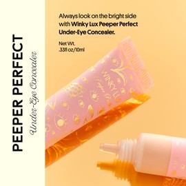 Winky Lux Peeper Perfect Under Eye Concealer, Makeup & Eye Brightener, Full Coverage Concealer for Dark Circles, Color Corrector & Eye Primer, With Collagen, Hyaluronic Acid & Vitamin E (Very Fair)