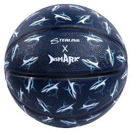 Sterling Athletics Shark Superior Grip Indoor/Outdoor Basketball - Junior Size 5 (27.5")