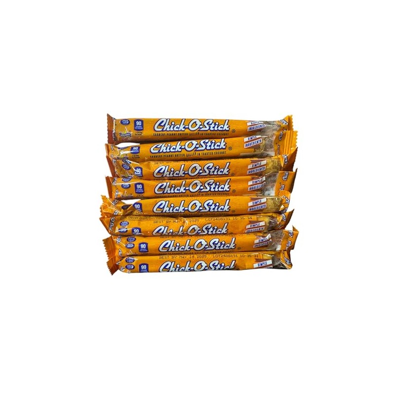 Chick O Stick Candy Bars | 8 Pack | Crunchy