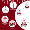 VCUTEKA Christmas Snow Globe - Christmas Tree Ornaments Hanging Snow