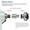 Woodworking Lathe Headstock Spindle Adapter 3/4" x 10tpi to 1"