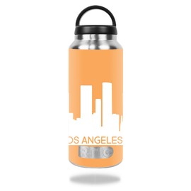 MightySkins Skin Compatible with RTIC 36oz Bottle (2016) – Los Angeles | Protective, Durable, and Unique Vinyl Decal wrap Cover | Easy to Apply, Remove, and Change Styles | Made in The USA