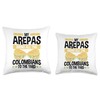 Venezuelan Snacks Arepa Making Arepa Flour Arepas Grill Throw Pillow