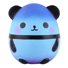 Anboor Squishies Panda Egg Jumbo Squishy Slow Rising Squeeze Toys Scented Kawaii Squishies Animal Toy for Kids Adults 1 Pcs (Galaxy)