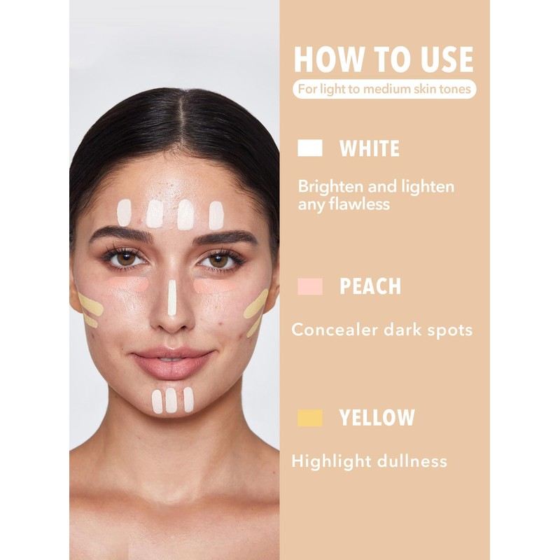 SHEGLAM Like Magic Color Correcting Concealer Corrector Liquid Concealer Long