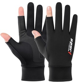 MOCOFLY Guantes de Protección Solar, Guantes UV Antideslizantes y Transpirables, Guantes Deportivos de Tela de Seda de Hielo, Guantes para Sol Frio Hombre para Deportes al Aire Libre
