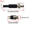 5.5mm x 2.1mm Male DC Power Plug Connector & Screw