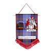 Rutherford Scottish Clan Scotland Car/Wall Pennant With Red Border Great Souvenir