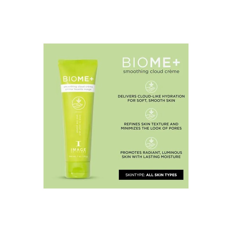 Image Skincare, Biome+ Crema Suavizante Nube, Crema Facial D