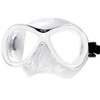Seac Men's Capri MD Mask, Transparent/White, Regular fit