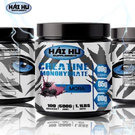 Creatina Monohidratada En Polvo 500g Hái Hu Varios Sabores Mora