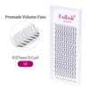 Volume Eyelash Extensions 14D 0.07mm D Curl 14mm Premade Fans