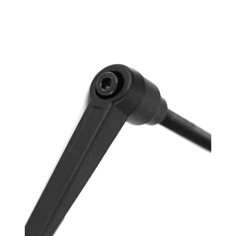 QWORK® Pack of 4 M6 Clamping Lever Handle Alloy External