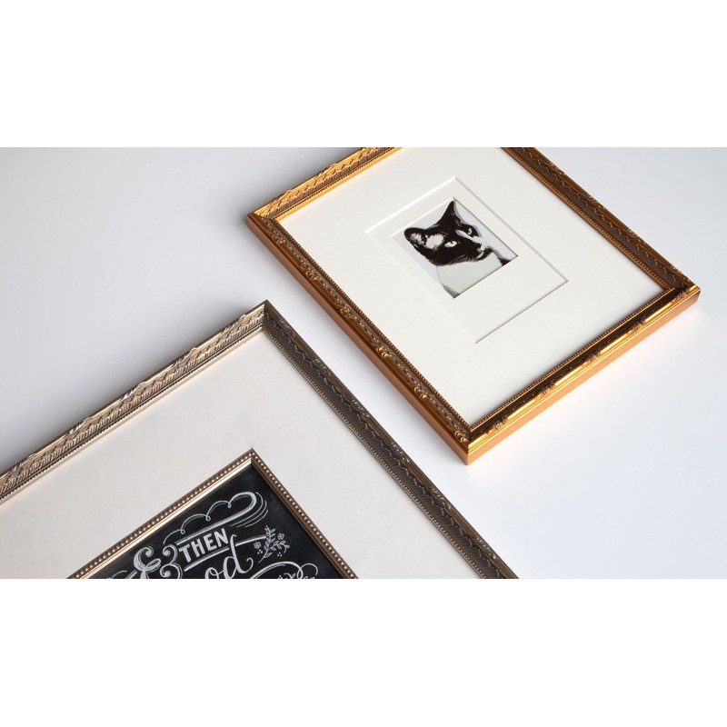 Larson Juhl Nippon Petit Carré Square Picture Frame, Gold, 15