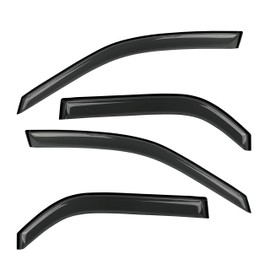Gldifa Window Visor Rain Guards Compatible with 2001-2006 Acura MDX Smoke 4pc 94759