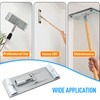 No-Flip Drywall Sander Head with Quick Release Clips and Universal