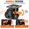 Heavy Duty Leveling Casters for Equipment – 360° Swivel Height-Adjustable