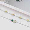Dorunmo Pineapple Bracelet 925 Sterling Silver Pineapple Layered Anklet Bracelet