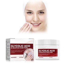 Salicylsäure-Pads, Gesichtspeeling Pads, Glykolsäure-Peeling-Pad, Skin Repair Pads Aufhellende Peeling-Pads, Salicylic Acid Fix, Peelt Oberflächliche Haut Und Verfeinert Die Poren, 55 Stück