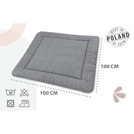Crawling Blanket Crawling Mat for Baby - Play Mat Play Mat Floor Mat for Children and Babies for Children's Room and Playpen Large Foldable Washable Play Mat 100 x 100 cm