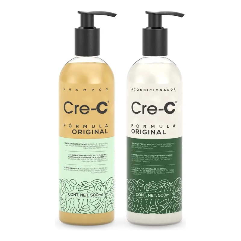 Kit Anticaída Original Shampoo + Acondicionador | Cre-c