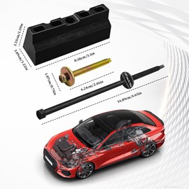 Lyxheth Base Clamp Battery Hold Down Kit, Battery Tie Down, Car Battery Bracket with 2 Stainless Steel Bolt, Car Accessory Battery Hold Down Clamp for Select Ford Mercury Lincoln Models 00588 (Type 2)