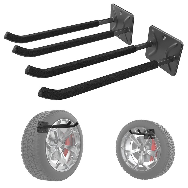 WALMANN Garage Hooks, Heavy Duty 12-inch Wall Hooks for Hanging,