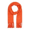 s.Oliver Knitted Scarf with Fringes, Orange 2586