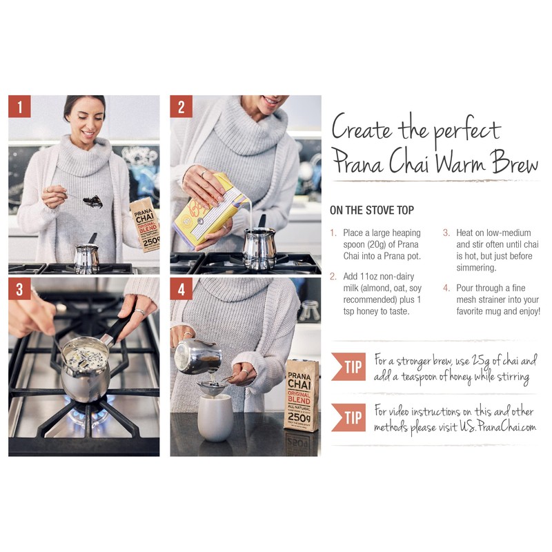 Prana Chai 3 Flavor Sampler - Masala Original Chair, Turmeric