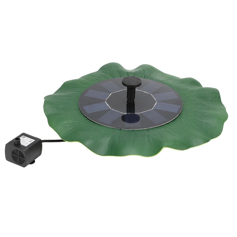 5V 1.6W Solar Water Fountain Pump Floating Landscape Fountain for