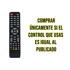 LIDERT Control Remoto Compatible con Pantalla SPELER, ATVIO Pantalla LCD LED, TLK