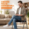 Fenbeli Padded Folding Chairs Set of 2 for Couples, Holds