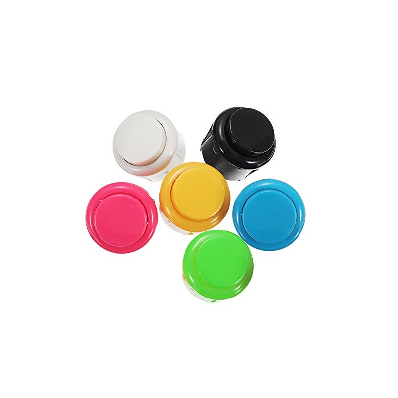 Gozar 24 mm Button Switch for Arcade Game Joystick Controller