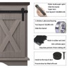 WINSOON 6FT Super Mini Barn Door Hardware Kit for Sliding