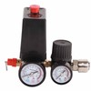 Air Compressor Pressure Switch 1/4in 4 Holes Controller Regulator Valve