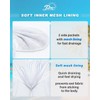 APTRO Men's Swimming Trunks, Long Swimming Shorts, Quick-Drying Board Shorts,