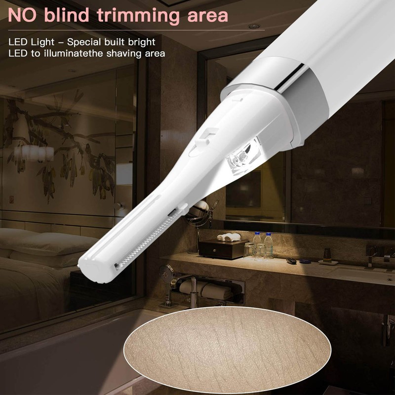 Electric Eyebrow Trimmer Automatic Portable Eyebrow Hair Removal Device for