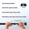 Mcrbeay Shower Curtain Rod, 1" Diameter Heavy Duty Tension Shower