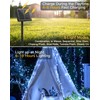 Brightown Solar Lights for Outside, 9.8Ft 120 LED Solar String