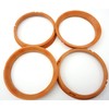 RONAL 4x Centring Rings 82.0-72.5/82 to 72.5 Blood Orange